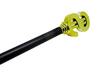 Трость Доллар золотой, пластиковая черная, золотая, длина 70 см