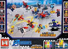 Конструктор MG Фигурки HEROES ASSEMBLE "Мстители 8в1" MG612