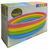 Детский надувной бассейн INTEX 168х46см "Радуга" 780л, от 3 лет