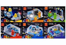 Конструктор AMONG US "Космическая капсула 6в1" 111A, 89-94 деталей ЦЕНА ЗА 1 ШТУКУ!