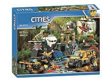 Конструктор BELA CITIES "База исследователей джунглей" 10712, 857 деталей