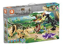 Конструктор Forange Block Dinosaur World "Динозавры: Ти-Рекс и Индораптор" FC3701, 602 детали