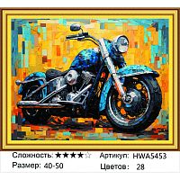 Алмазная мозаика Painting Diamond HWA5453, холст на подрамнике, круглые стразы, 40x50 см