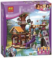 Конструктор BELA Friends "Спортивный лагерь: дом на дереве" 10497, 739 деталей