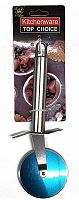 Нож для нарезки пиццы KITCHENWARE TOP CHOICE, металлическая ручка, 20 см 