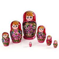 Матрешка "7в1" расписная Русские народные игрушки, 7 кукол, высота 19 см, диаметр 10 см