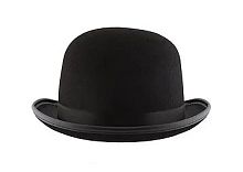 Котелок Чарли Чаплина черный LESD1902, искусственный фетр, размер 56