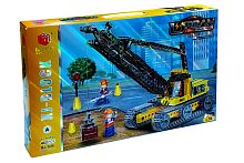 Конструктор BBlock URBAN Construction Техника "Гусеничный манипулятор" XJ-846A, 462 детали