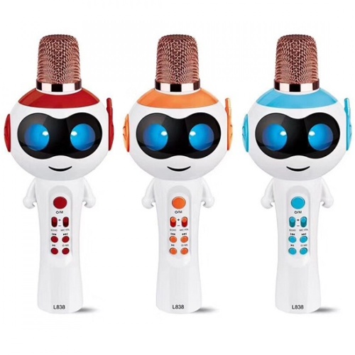 Микрофон караоке светящийся L838 фото 3