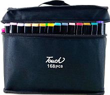 МАРКЕРЫ Набор фломастеров MKB-168 TouchCool®, 168 цветов в черной сумке