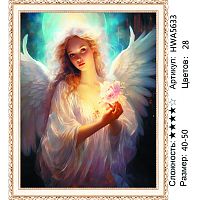Алмазная мозаика Painting Diamond HWA5633 40x50 см, круглые стразы