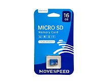 Карта памяти Move Speed MicroSDHC 16Gb FT100 Class 10 без адаптера SD