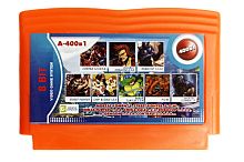 Картридж 8bit 400в1 CONTRA 1-6+CHIP & DALE1,2+M.K.4