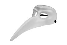 Маска Венецианская БЕЛАЯ с длинным носом 4684V, без размера, длина 26 см