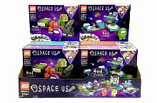 Конструктор MG SPACE AMONG US АМОНГ АС "Мы пришли с миром 4в1" 57001, 90 деталей 
