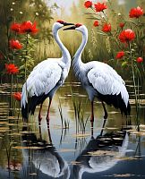 Алмазная мозаика Painting Diamond WB11874, холст на подрамнике, круглые стразы, 40x50 см