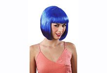 Парик Голубое Каре 74034, синтетическое волокно, длина 33 см