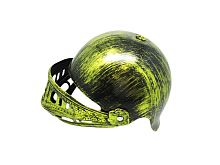 Шлем Средневековый золотой, пластиковый, без размера