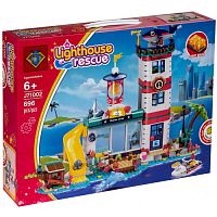 Конструктор Jack Lighthouse Rescue "Спасательный центр на маяке" J71002, 696 деталей