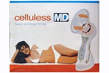 Массажер, антицеллюлитный, вакуумный  для тела Celluless MD, 2 сменные насадки.