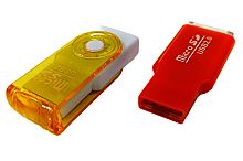 Картридер High Speed Card Reader для карт MicroSD - USB 2.0 цветной в мягком пакете