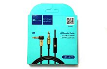Аудио кабель DREAM AUX AUDIO CABLE JD-423 jack 3.5мм с микрофоном, 1,2 м