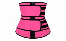 Корсет утягивающий 521-37 WAIST TRAINING CORSET для похудения ROSE RED, размер 3XL (85-90 см)