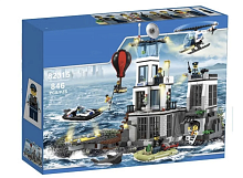 Конструктор CITIES "Остров-тюрьма" 82315, 846 деталей