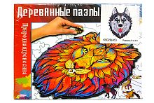 Деревянный пазл ВОЛК 21 х 14,8 см (А5 формат)