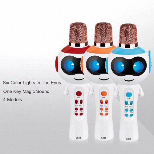 Микрофон караоке светящийся L838 фото 4 Микрофон караоке светящийся L838 фото 4