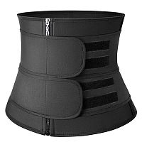 Корсет утягивающий 521-37 WAIST TRAINING CORSET для похудения BLACK, размер XXL (80-85 см)