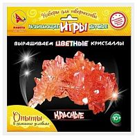 Набор для выращивания цветных кристаллов "КРАСНЫЕ" ( Ракета ) 