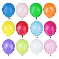 Шары воздушные 12" "Капитан весельчак" 12 цветов, 100 шт/уп