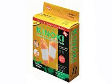 Пластырь детоксикационный для ног KINOKI, ЖЁЛТЫЙ, размер 12*10 см, 10 шт/упак