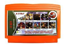Картридж 8bit 218в1 CHIP & DALE 1,2,3+TANK 90+SUPER MARIO+DARKWING DUCK+M.K.4