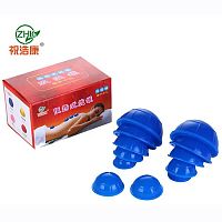 Банки массажные силиконовые вакуумные 863-1, набор 12 шт / уп