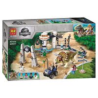 Конструктор Lari DINOSAUR WORLD "Нападение Трицератопса" 11336, 471 деталей