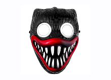 Маска Килли Вилли черная,карнавальная, пластмассовая, размер 23х17х8 см