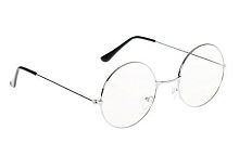 Очки круглые старинные, размер оправы 14 см