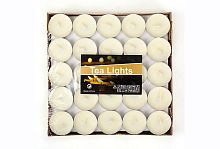Набор чайных свечей Tea Lights белых, 50 шт/уп