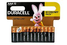 Батарейки DURACELL AАА LR03 алкалиновые 12шт/уп